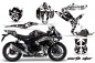 Preview: Northstar Hintergrund = Weiß, Designfarbe = Weiß für Suzuki GSXR 600/750 2008-2010